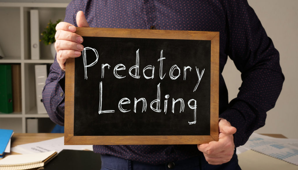 predatory lender red flags